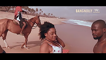 Deepthroat Og Blowjob Orgie På Afrikansk Strand - Full Hd