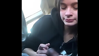 Lesbian Bff Gives Me A Mind-Blowing Blowjob In The Car