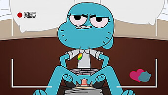 La Chevauchée Sauvage De Nicole Watterson Dans The Amazing World Of Gumball: Une Animation Sensuelle