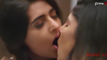 Big-Breasted Indian Actresses Indulge In Sensual Lesbian Encounters