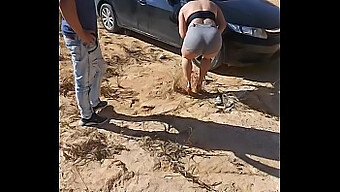 Tattooed Latina Busted For Public Sex After Asking For Tire Help