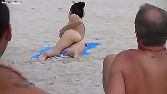 Amateur Exhibitionist On The Beach: A Steamy Encounter