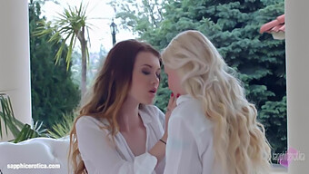 Lesbian Couple Misha Cross And Lola Tay In A Sensual Fingering Session