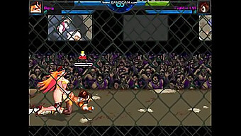 Roxy Takes On Fighterlv1 In A Perverse Pixelated Match