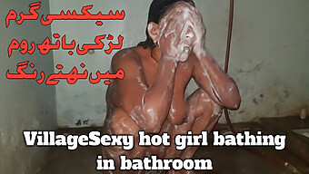 Hidden Camera Captures Steamy Bathroom Encounter With Pakistani Beauty