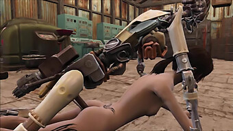 Video Cartoon Hentai Con Un Robot Fallout 4 En Encuentro Sexual