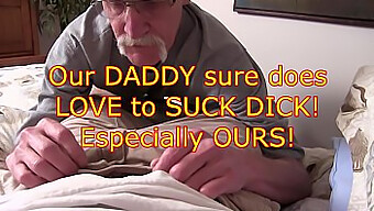 Enjoy A Forbidden Fantasy As A Young Man Gives An Experienced Older Man A Sensual Blowjob, Complete With Ball Licking And Deepthroating.