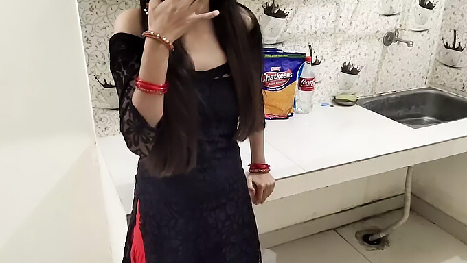 Hindi-Speaking Teen Gets Kitchen Sex With Ass Play And Cumshot