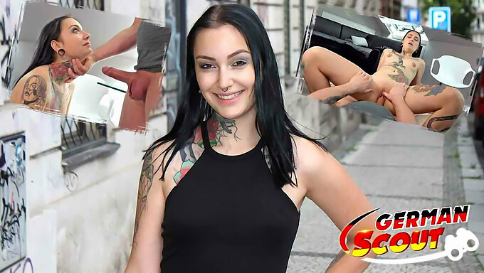 Sharlotte Thorne, A Tall Tattooed German Teen, Gets Picked Up For Hardcore Sex