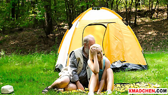 Eating European Pussy And Cock On A Sunny Day