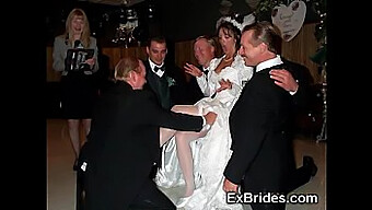 Real Brides Get Naughty In Group Sex