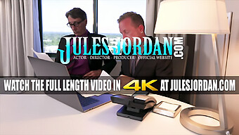 Vina Skys Enge Muschi Erfreut Zwei Männer In Jules Jordan Video