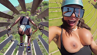 Pov Video Of Miles Long And Luna Star'S Adventure On Vacation With Big Natural Tits