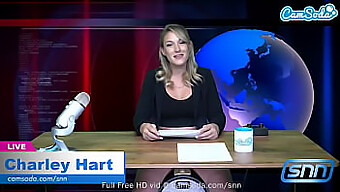 Charley Hart'S Erotic News Show: Blonde Milf'S Wild Ride On Sybian